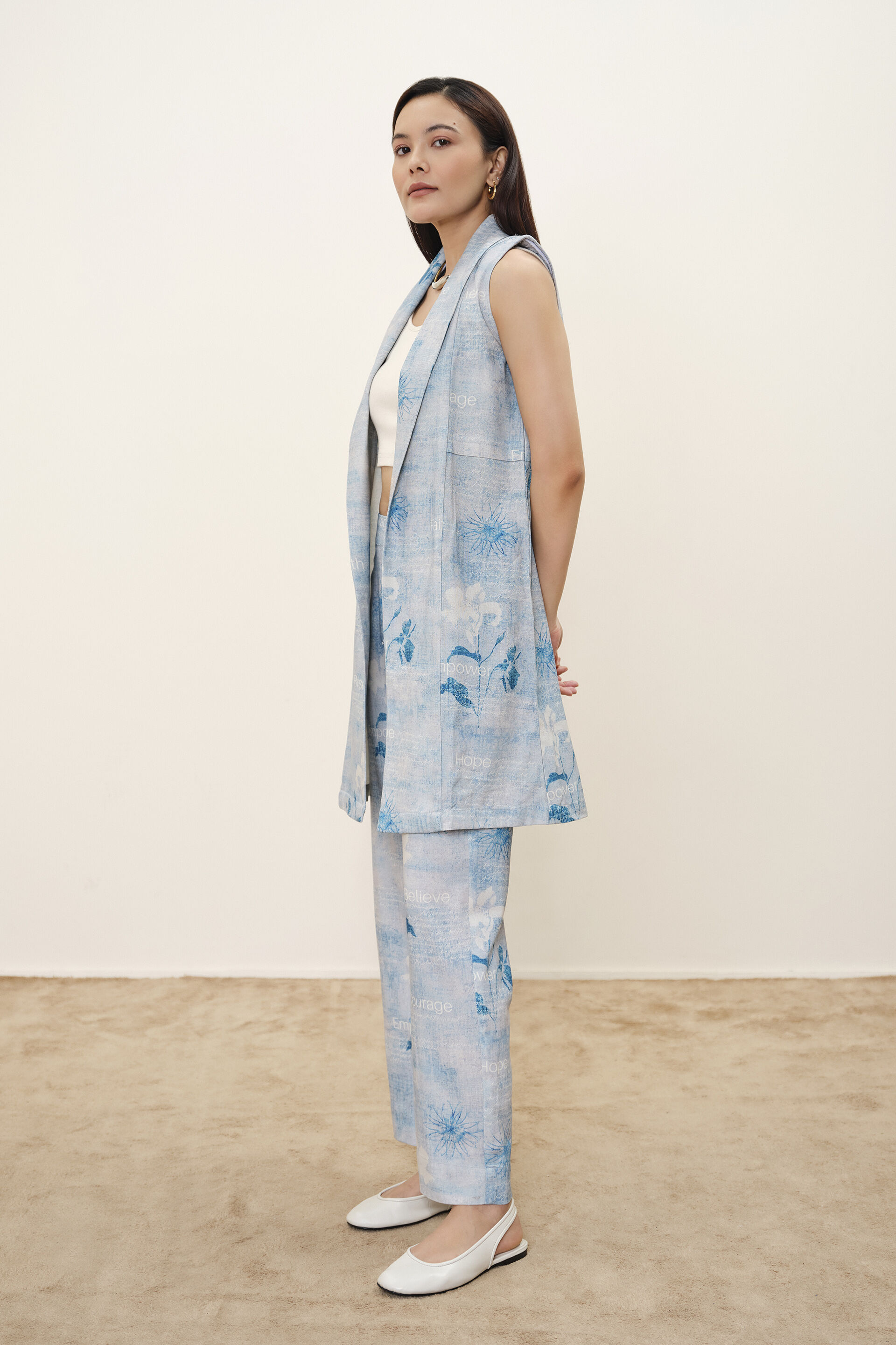 Aqua Affirmation Co-ord Set, Blue, image 5